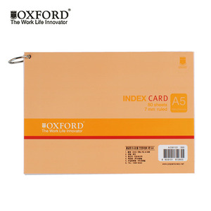 옥스포드 3000 인덱스카드(A5)-80매