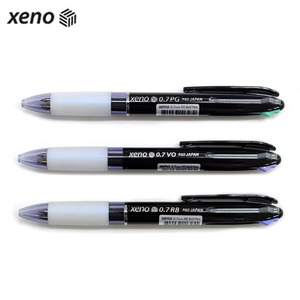 제노 3색 볼펜 0.7mm(흑색+2색)
